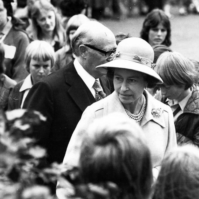 Queen Elizabeth II’s silver jubillee visit to Tasmania in March 1977.