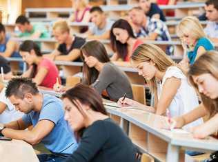 Three-quarters of students being admitted to university are failing the most basic of entry standards. Picture: iStock