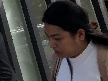 Nur Qurratu Nor Ismail outside court.