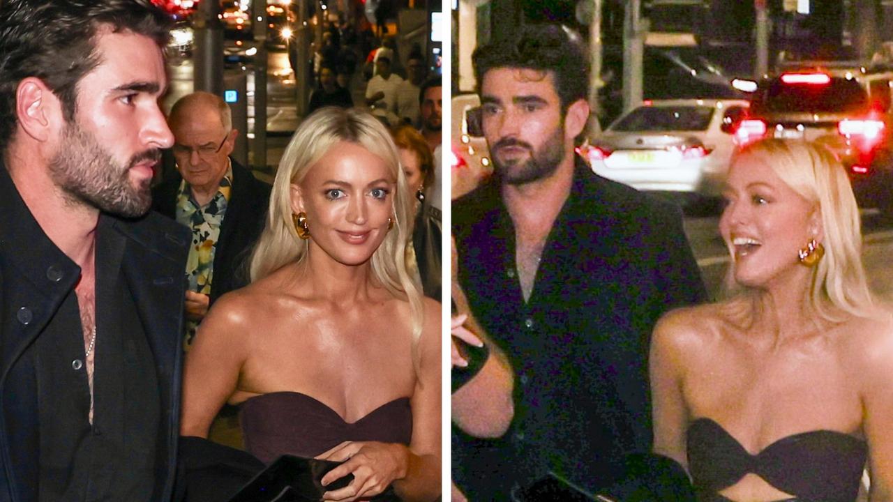 Jackie O stuns during dinner with male model