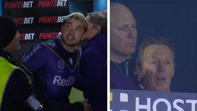 Craig Bellamy couldn't believe it. Photo: Fox Sports