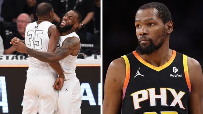 Kevin Durant is no fan of the new All Star format. Photos: AFP