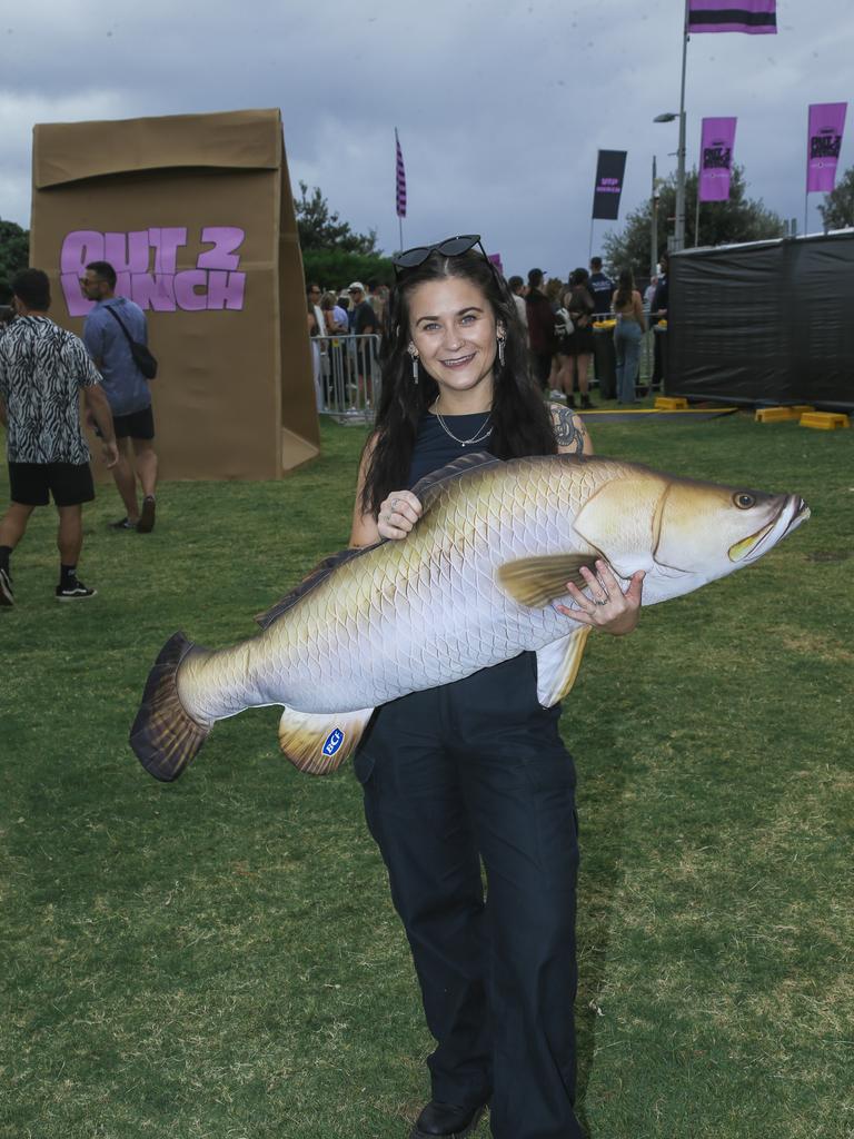 Chloe at the Out 2 Lunch festival on the Coolangatta beachfront. Picture: Glenn Campbell