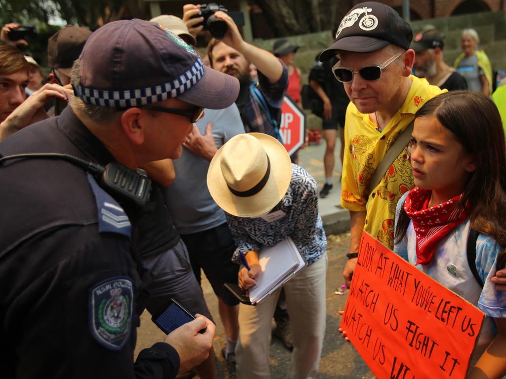 Police have threatened to arrest a young girl. Picture: AAP Image/Steven Saphor.