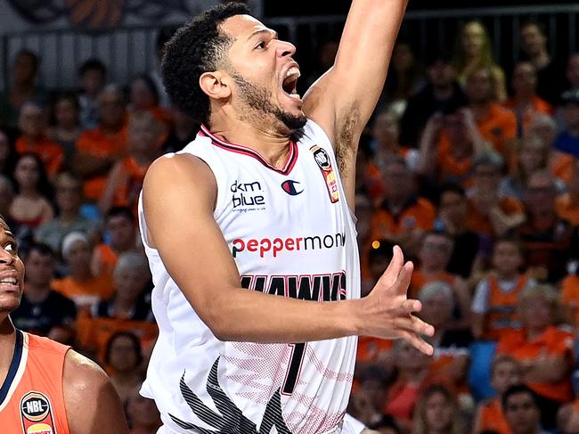 Tyler Harvey makes the Hawks hum when he is on song. Picture: Getty Images