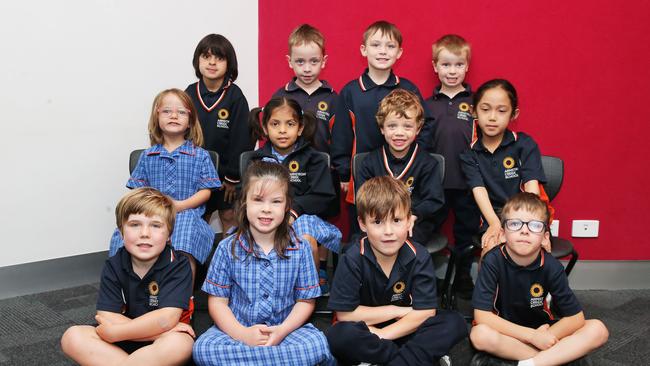 2. My First Year Prep Photos Armstrong Creek School Prep Julie Back L-R: Ayaan Arora, Jake Moss, Noah Hutton-Trezise, Lucas Peebles. Middle: Winter Jackson, Zara Modgil, Levi Kennedy, Bella Boquiron. Front: Miles Johnson, Cora Robertson, Charlie Trevean, Jacob Gladman.