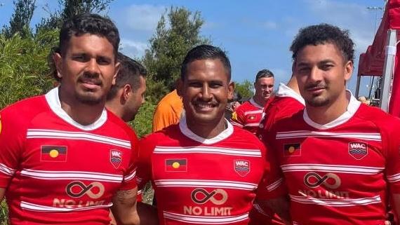 Mackay's Brenton Baira, Ben Barba, and Isaiah Tass all featured in WAC's Koori Knockout triumph. Picture: Supplied.