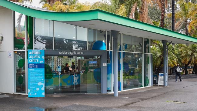 The ageing Adelaide Aquatic Centre in North Adelaide. Picture: Matt Loxton