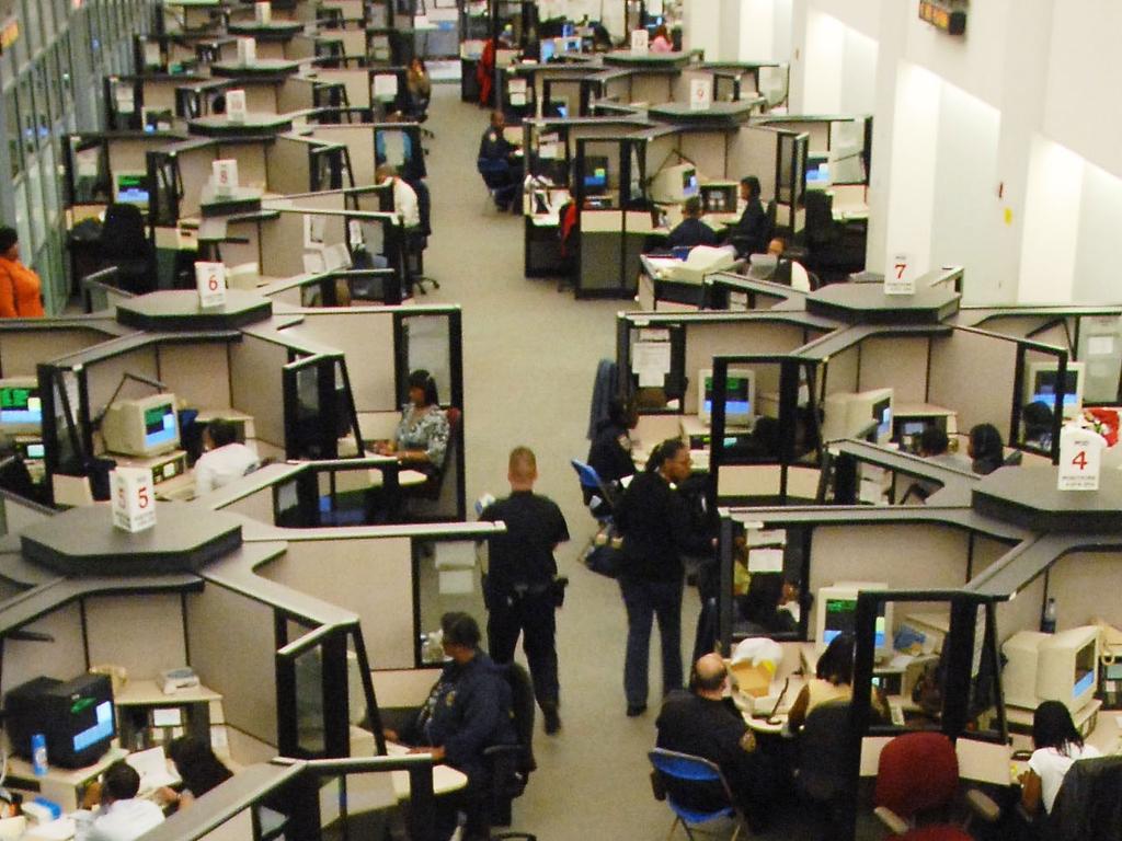 A call centre operation in Townsville.