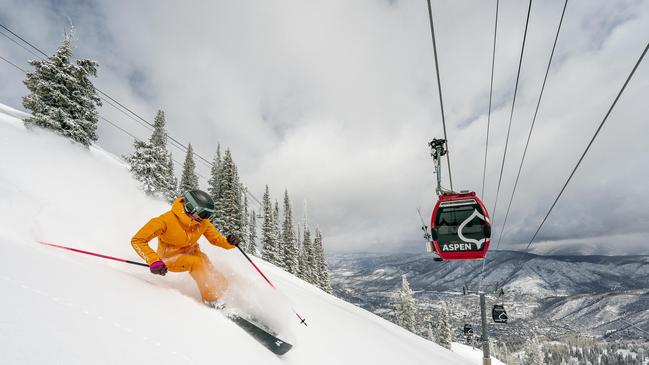 Skiing in Aspen.