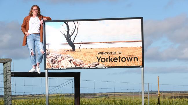 Yorketown resident Teresa Haywood said her tight-knit community is focused on thriving. Picture: Tait Schmaal.