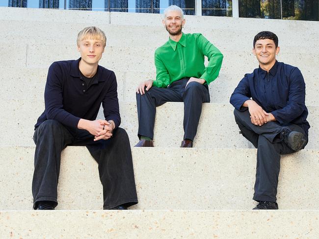 Minikai co-founder and CEO Keoki Alexander-Chang (far right) with chief growth officer Freddie Hedegaard and CTO Kyel Shera-Jones.