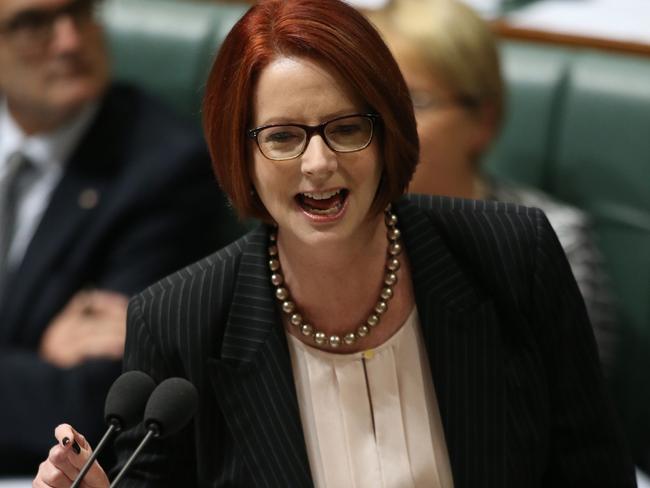 Say what you like about Julia Gillard, but she was tough. Picture: Gary Ramage