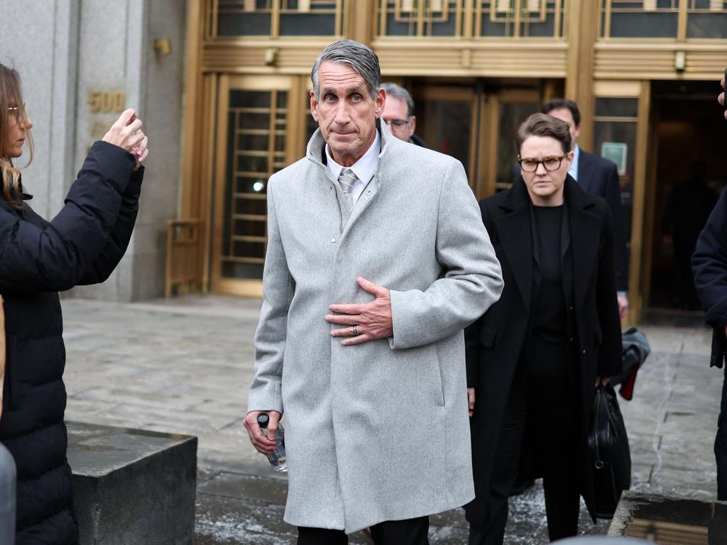 US actor Justin Baldoni's lead counsel, Bryan Freedman, outside US District Court after a pre-trial hearing in the defamation suit by Baldoni against Hollywood power couple Blake Lively and Ryan Reynolds. Picture: AFP