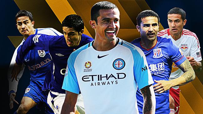 Tim Cahill’s club journey to Melbourne City.