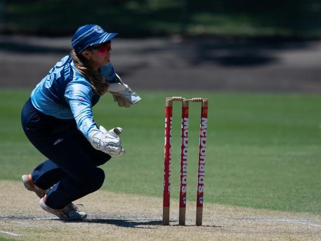 Kate Pelle has already played WBBL. Picture: Thomas Lisson