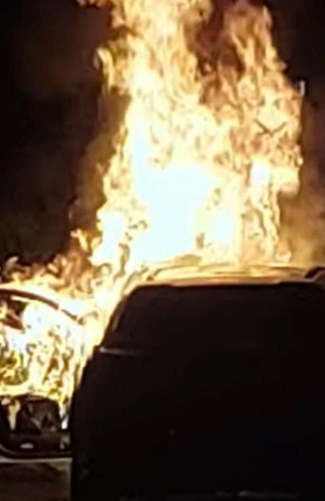 Police are investigating an alleged arson of a stolen car in Kuraby on October 15