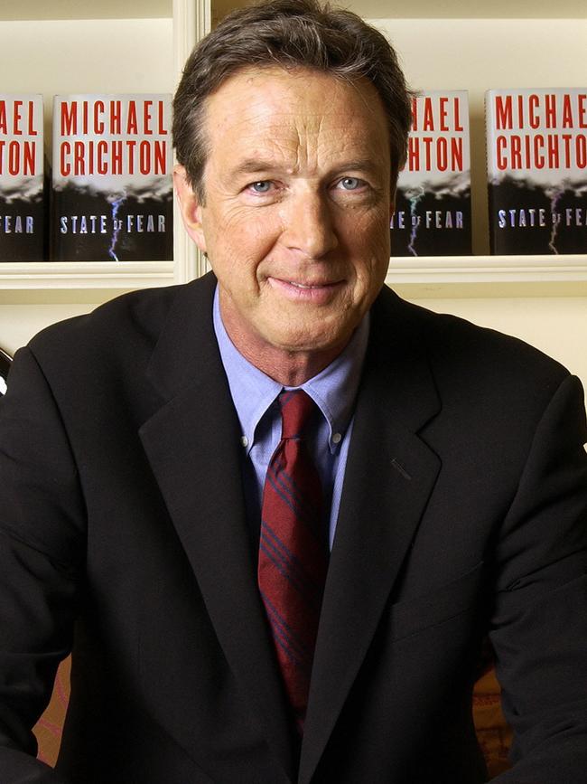 Michael Crichton. Picture: AP/Jim Cooper