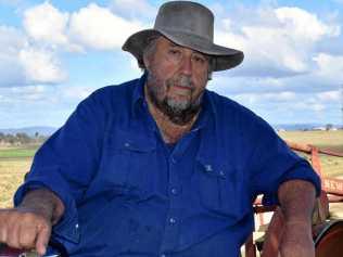 Kentville lucerne farmer John Polmerenke was busted with 150kg of misstored ammunition and illegal guns. Picture: Ali Kuchel