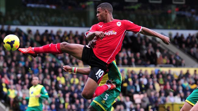 The Wanderers had been linked with former Premier League striker Fraizer Campbell (seen here in action for Cardiff City. Picture: AFP