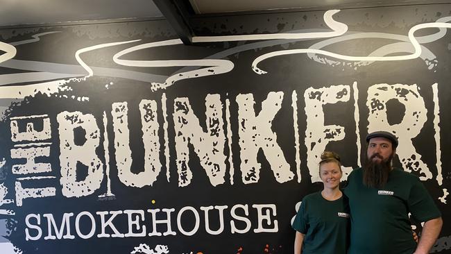 Jarrod and Lauren Dangley, owners of The Bunker