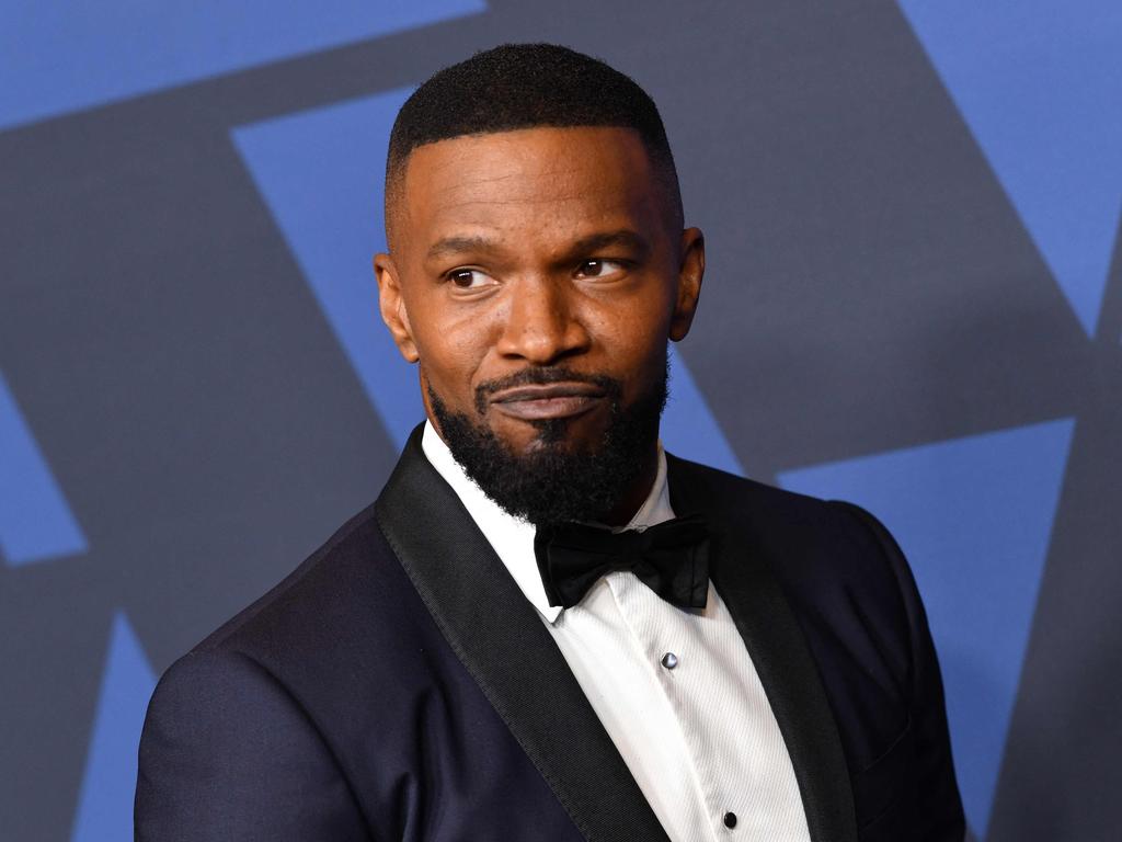 Jamie Foxx reportedly needed stitches after the glass incident. Picture: Chris Delmas/AFP