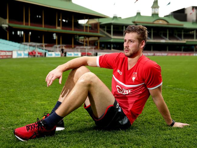 Alex Johnson refused to give up despite multiple recommendations he retire. Picture: Gregg Porteous