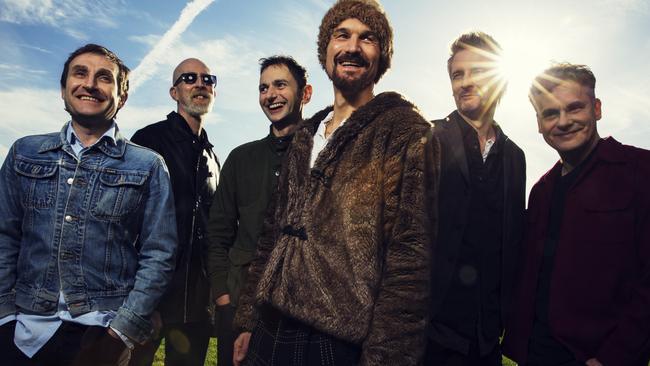 Tim Booth of UK band James says too many rock bands go through the motions in concerts. Picture: Supplied