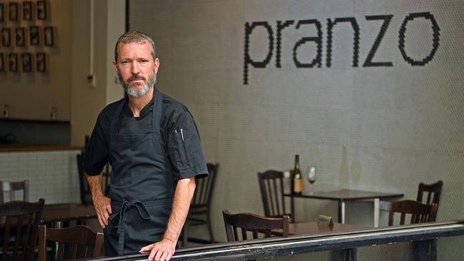 Pranzo co-owner Aaron Martin at the restaurant. Picture: Tom Huntley