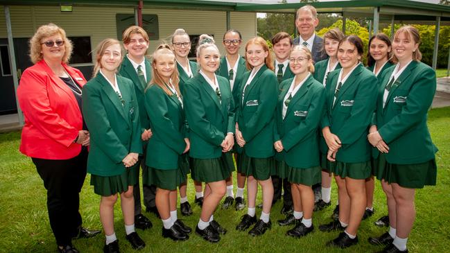 Windaroo Valley State High School’s senior leaders for 2020.