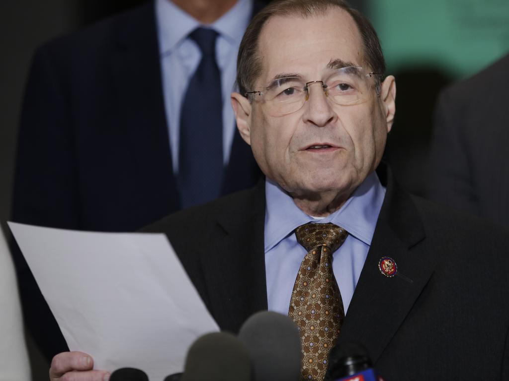 Democrat Jerrold Nadler wants Robert Mueller to testify about his report. Picture: AP