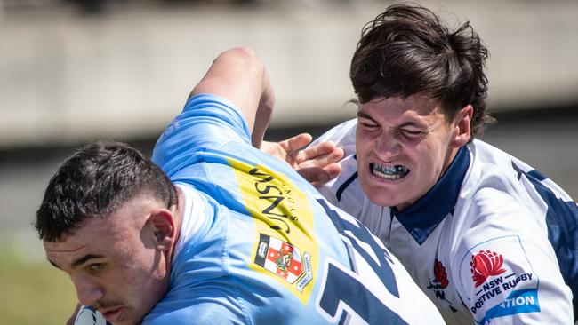 NSW Waratahs Under 18s v NSW Invitational U18 action in Sydney recently.