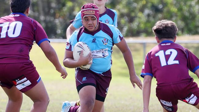 School rugby league finals, Keebra vs. Wavell Heights, Acacia Ridge. Picture: Liam Kidston