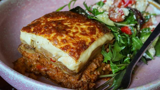 Zupano’s moussaka. Picture: Jenifer Jagielski