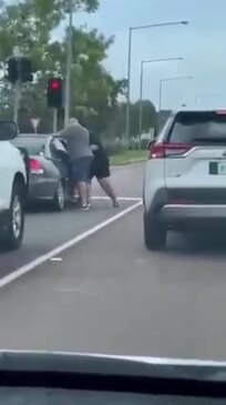 Alleged road rage assault at Coolalinga, Darwin