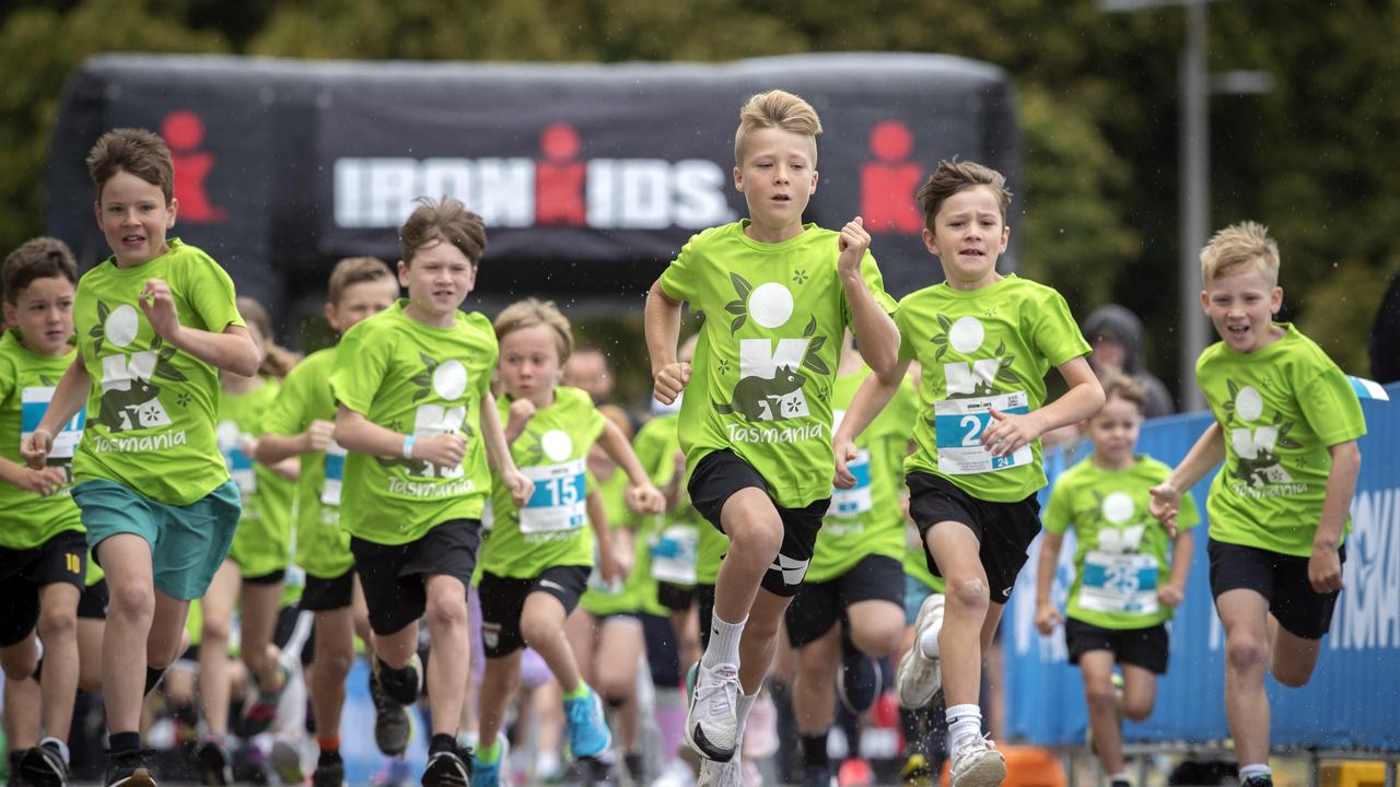 IRONKIDS race at Hobart. Picture: Chris Kidd