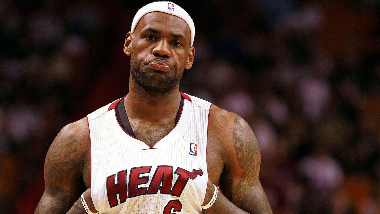 LeBron announced he would be leaving the Heat in 2014. Marc Serota/Getty Images/AFP