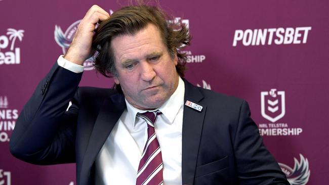 Manly Sea Eagles coach Des Hasler.