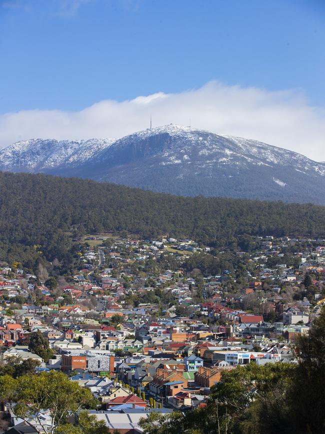 Mount Wellington / kunanyi. Picture: Richard Jupe