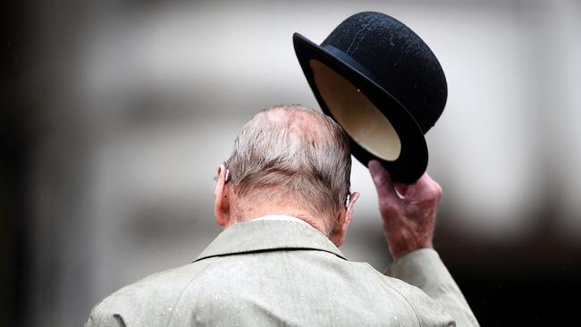 Prince Philip bows out, retiring on August 2, 2017 at a Royal Marines parade, the last of 22,219 solo public engagements since the Queen ascended to the throne. Picture: AFP