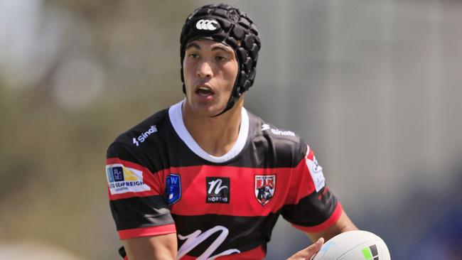 Joseph Suaalii scored two tries for the Bears against the Raiders last week. Picture: Getty Images