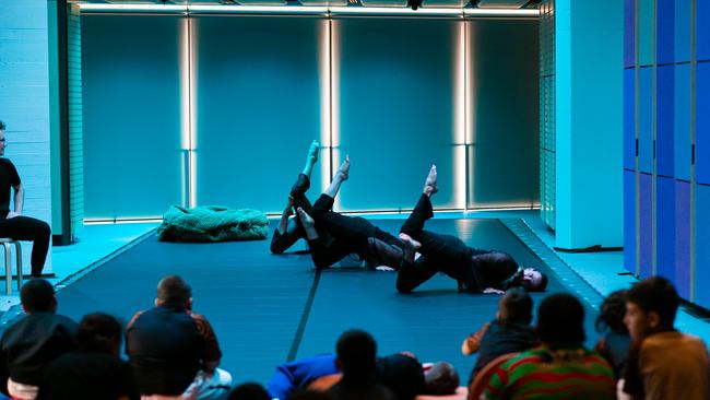 Dancers perform Bulnuruwanha – Taking Flight. Picture: Teniola Komolafe