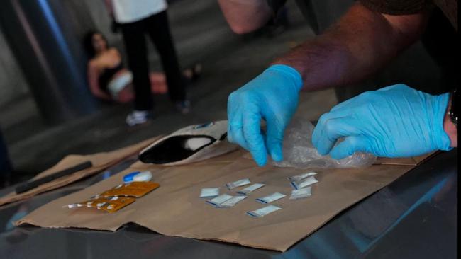 Almost a quarter of all people caught with cocaine since last March have walked away with a $400 fine, instead of having to go to court. Picture: NSW Police