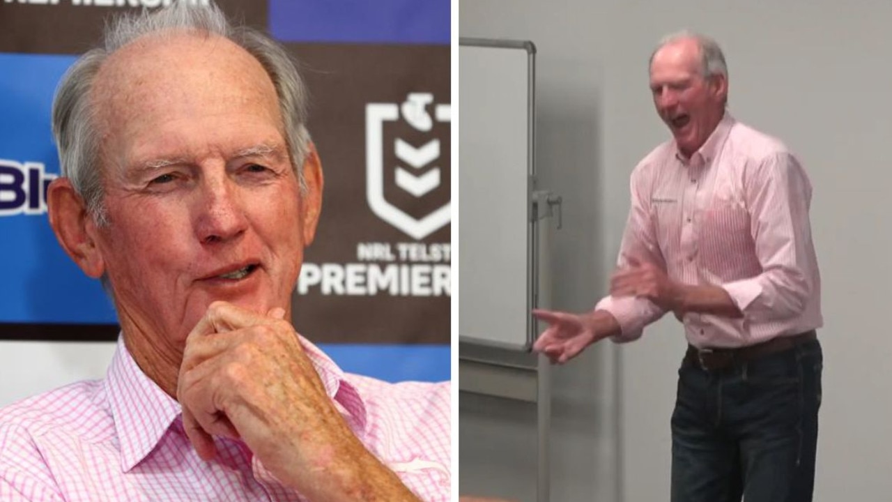 ‘Playing all the cards’: Wayne Bennett footage sparks NRL ‘puppeteer’ conspiracy