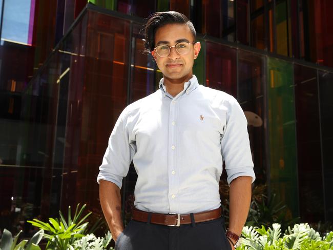 Dr Dulan Dharmaratne has just started as an intern at Blacktown Hospital. Picture: David Swift