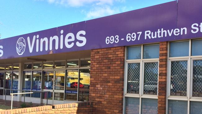 Vinnies in Toowoomba.