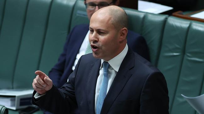 Josh Frydenberg in question time on Monday. Picture: Gary Ramage