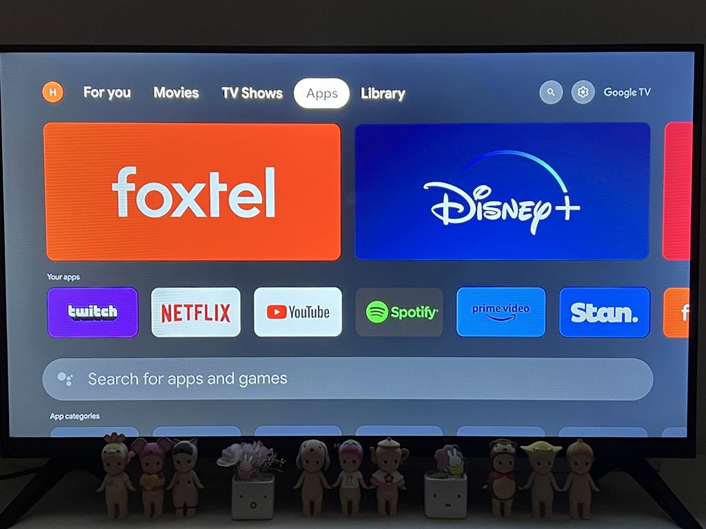 The Chromecast with Google TV allows you to access multiple streaming platforms. Picture: Harriet Amurao/Supplied