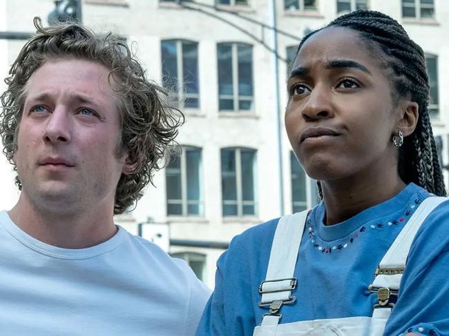 Jeremy Allen White and Ayo Edebiri in The Bear. Picture: FX