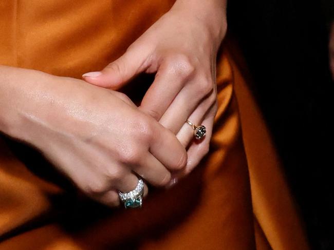 Do we spot an engagement ring? Picture: Monica Schipper/Getty Images/AFP